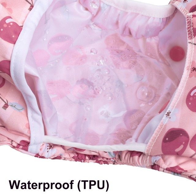 Reusable Cloth Diaper Cover with Snap Closure Cloth Diaper Shell for Prefold Flat or Fitted Diaper Inserts -(DC-EW27A)