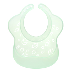 Silicone Baby Bib Lightweight Design Eases Pressure Bruising for Infants & Toddlers (SI03A)