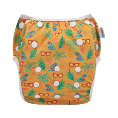 ALVABABY One Size Positioning  Printed Swim Diaper -(SWD-BS100A)
