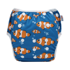ALVABABY One Size Positioning  Printed Swim Diaper -(SWD-BS105A)