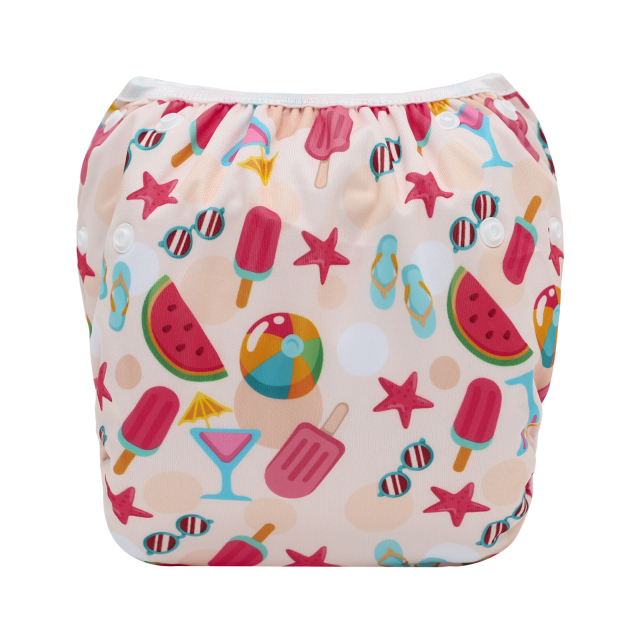 ALVABABY One Size Printed Swim Diaper -(SW-BS103A)