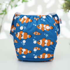 ALVABABY One Size Positioning  Printed Swim Diaper -(SWD-BS105A)