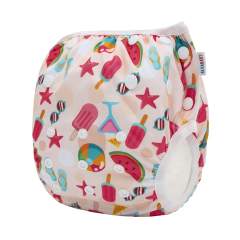 ALVABABY One Size Printed Swim Diaper -(SW-BS103A)