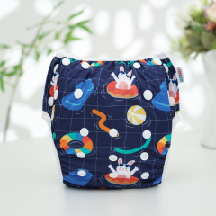 ALVABABY One Size Positioning  Printed Swim Diaper -(SWD-BS107A)