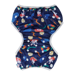 ALVABABY One Size Positioning  Printed Swim Diaper -(SWD-BS107A)