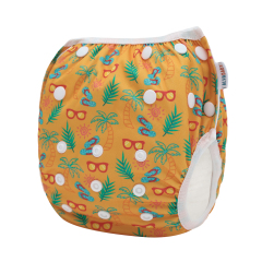 ALVABABY One Size Positioning  Printed Swim Diaper -(SWD-BS100A)