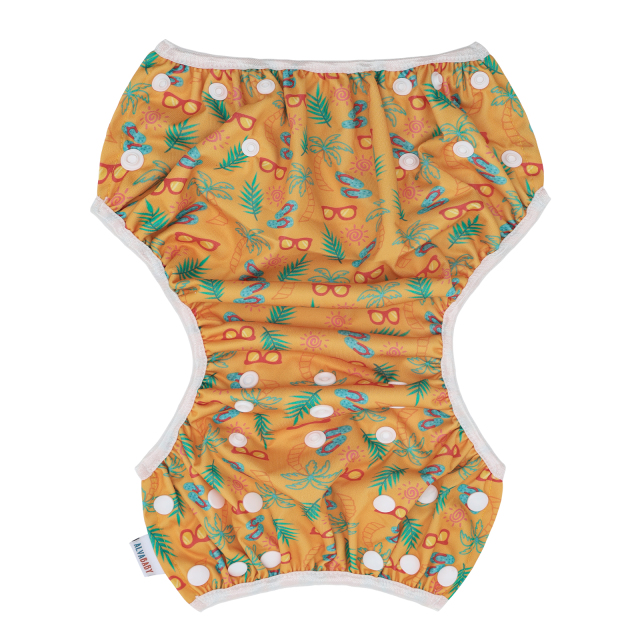 ALVABABY One Size Positioning  Printed Swim Diaper -(SWD-BS100A)