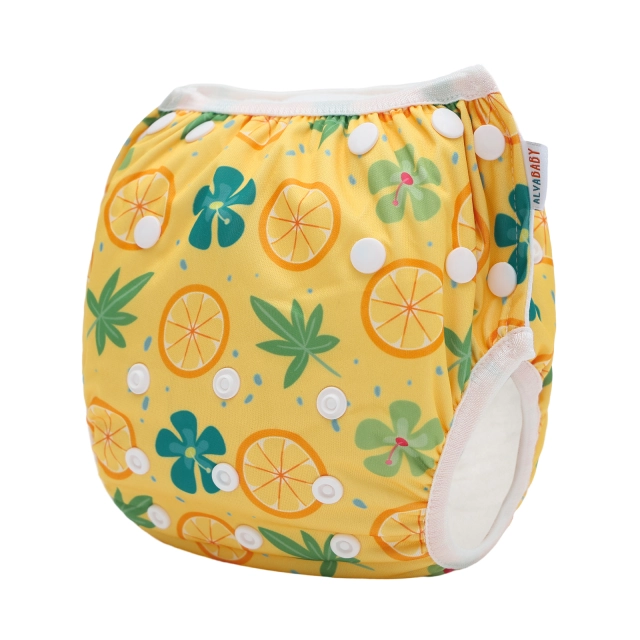 ALVABABY One Size Printed Swim Diaper -(SW-EW34A)