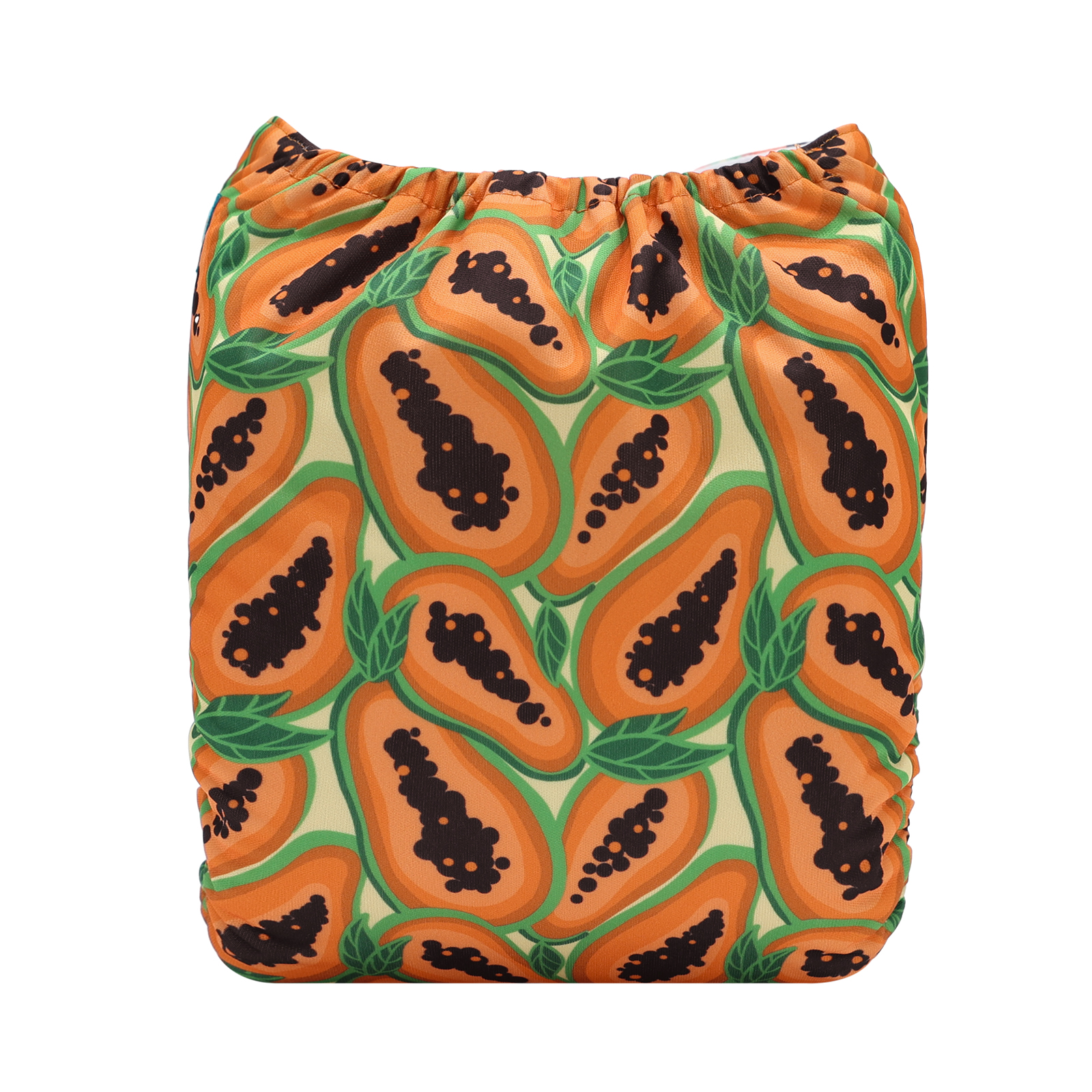 ALVABABY Print Cloth Diaper - One Size Adjustable Washable & Reusable Diaper for Babies and Toddlers (Papaya, H459A)