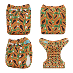 ALVABABY One Size Print Pocket Cloth Diaper-(H459A)