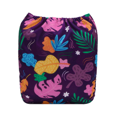 ALVABABY One Size Print Pocket Cloth Diaper-(H457A)