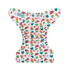ALVABABY One Size Print Pocket Cloth Diaper-(H458A)