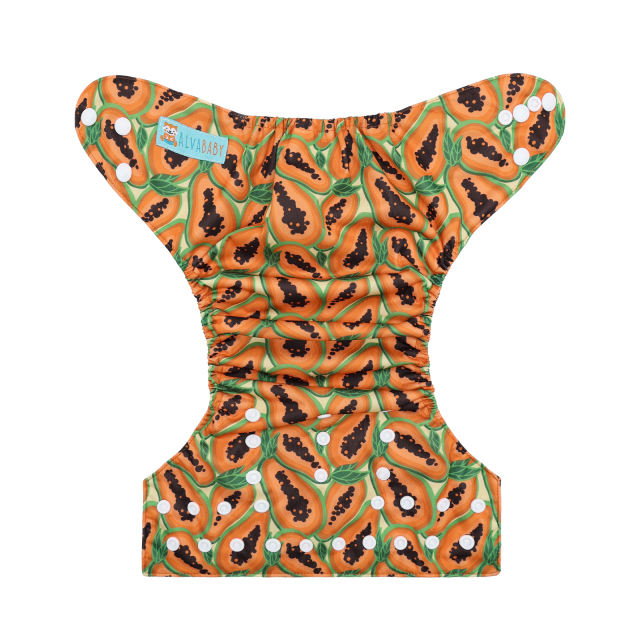 ALVABABY One Size Print Pocket Cloth Diaper-(H459A)