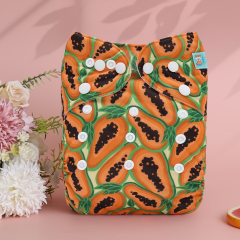 ALVABABY One Size Print Pocket Cloth Diaper-(H459A)