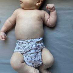 ALVABABY One Size Print Pocket Cloth Diaper -Planet(H132A)