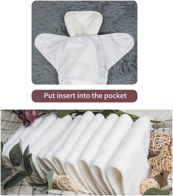 ALVABABY Printed Cloth Diaper - One Size Adjustable Washable & Reusable Diaper with Pocket for Babies-(H431A)