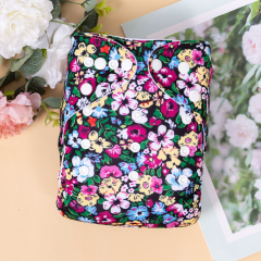 ALVABABY Printed Cloth Diaper - One Size Adjustable Washable & Reusable Diaper with Pocket for Babies (H437A Flowers)