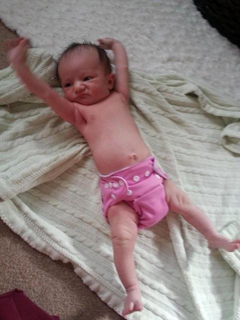 ALVABABY Newborn Pocket Cloth Diaper-Pink (SB08A)