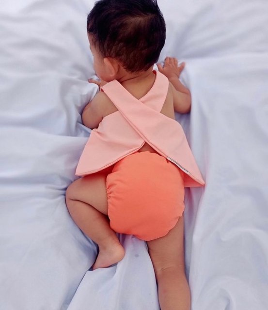 ALVABABY Newborn Pocket Cloth Diaper-Orange(SB17A)