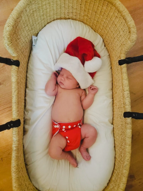 ALVABABY Newborn Pocket Cloth Diaper-Red(SB07A)