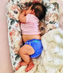 ALVABABY Newborn Cloth Diaper - Adjustable,Washable,Reusable Cloth Diaper with Pocket for Baby under 12lbs Blue(SB06A)