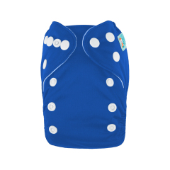 ALVABABY Newborn Cloth Diaper - Adjustable,Washable,Reusable Cloth Diaper with Pocket for Baby under 12lbs Navy blue (SB25A)