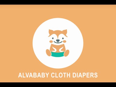 ALVABABY Bamboo Charcoal Cloth Diaper 1.0 with one 4-layer Charcoal Insert  (CH-H414A)