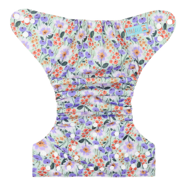 ALVABABY AWJ Lining Cloth Diaper with Tummy Panel for Babies  (WJT-ED24A)