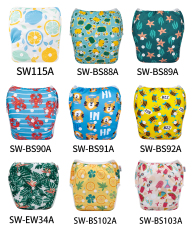 (Multi-Packs) One Size Printed Swim Diaper