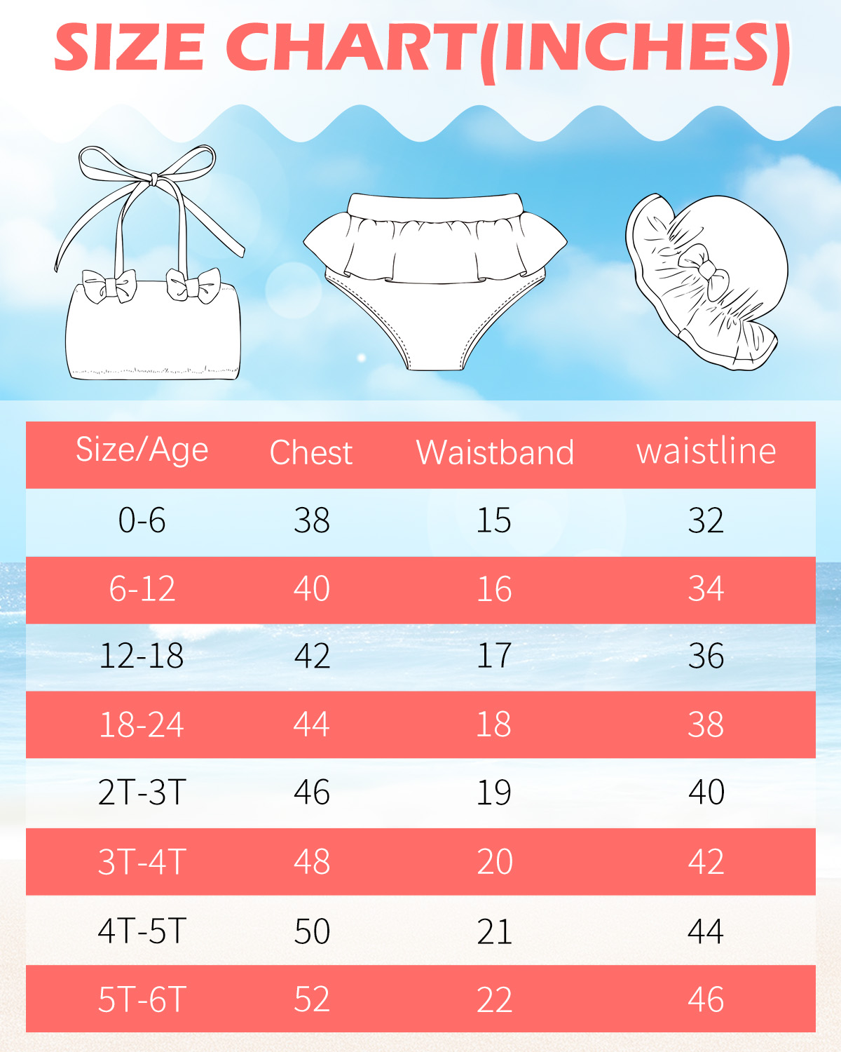ALVABABY Toddler Baby Girl Swimsuit with Hat – Sleeveless Reusable Bathing Suit Bikini for Summer Beach & Pool（Strawberry, ST-O1)