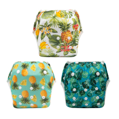 3-Pack Reusable Swim Diapers - One Size Adjustable Swimwears for Infants & Toddlers