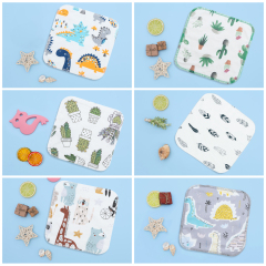 ALVABABY Baby Cotton&Bamboo Wipes Soft and Comfortable Saliva Towel (6BW09)