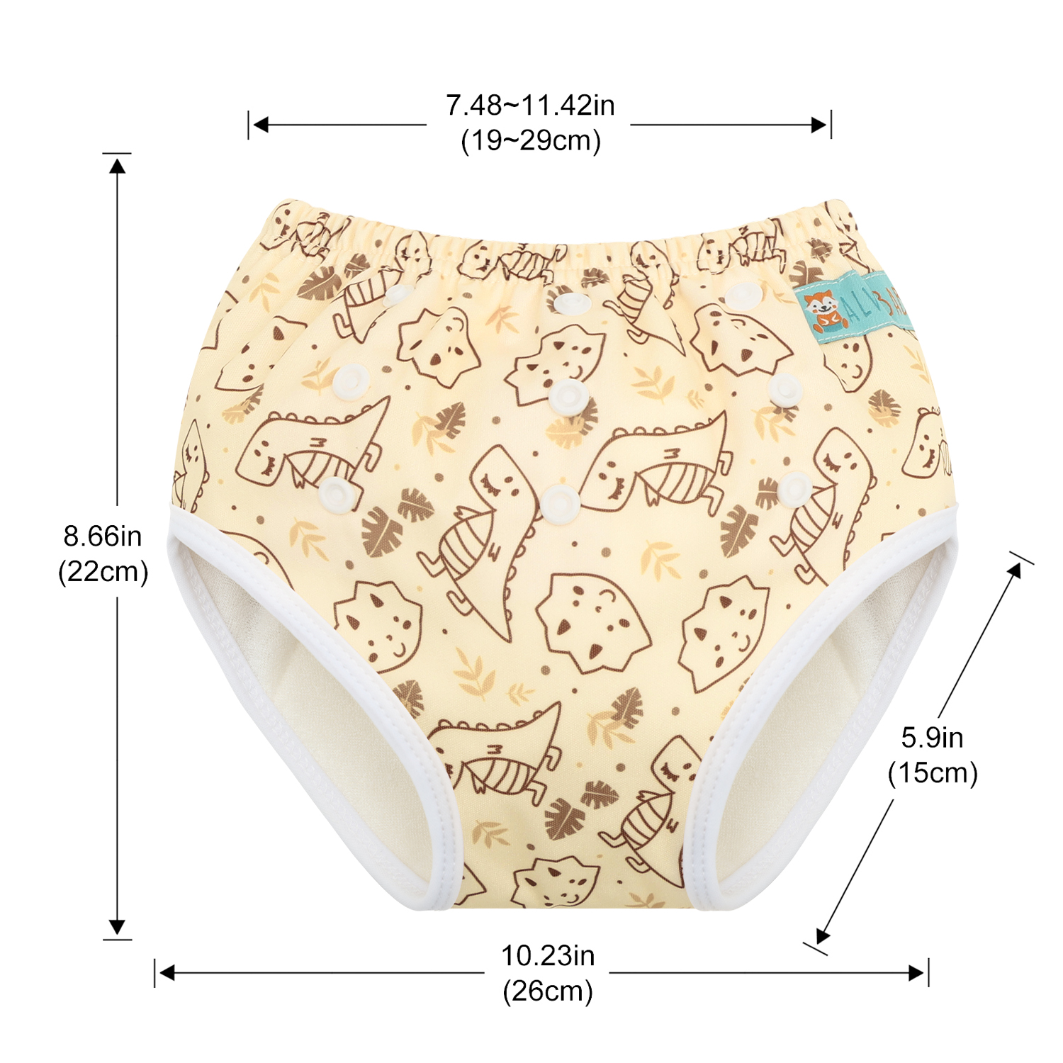 ALVABABY Printed Toddler Training Pant Training Underwear for Potty Training (X-EW20A)
