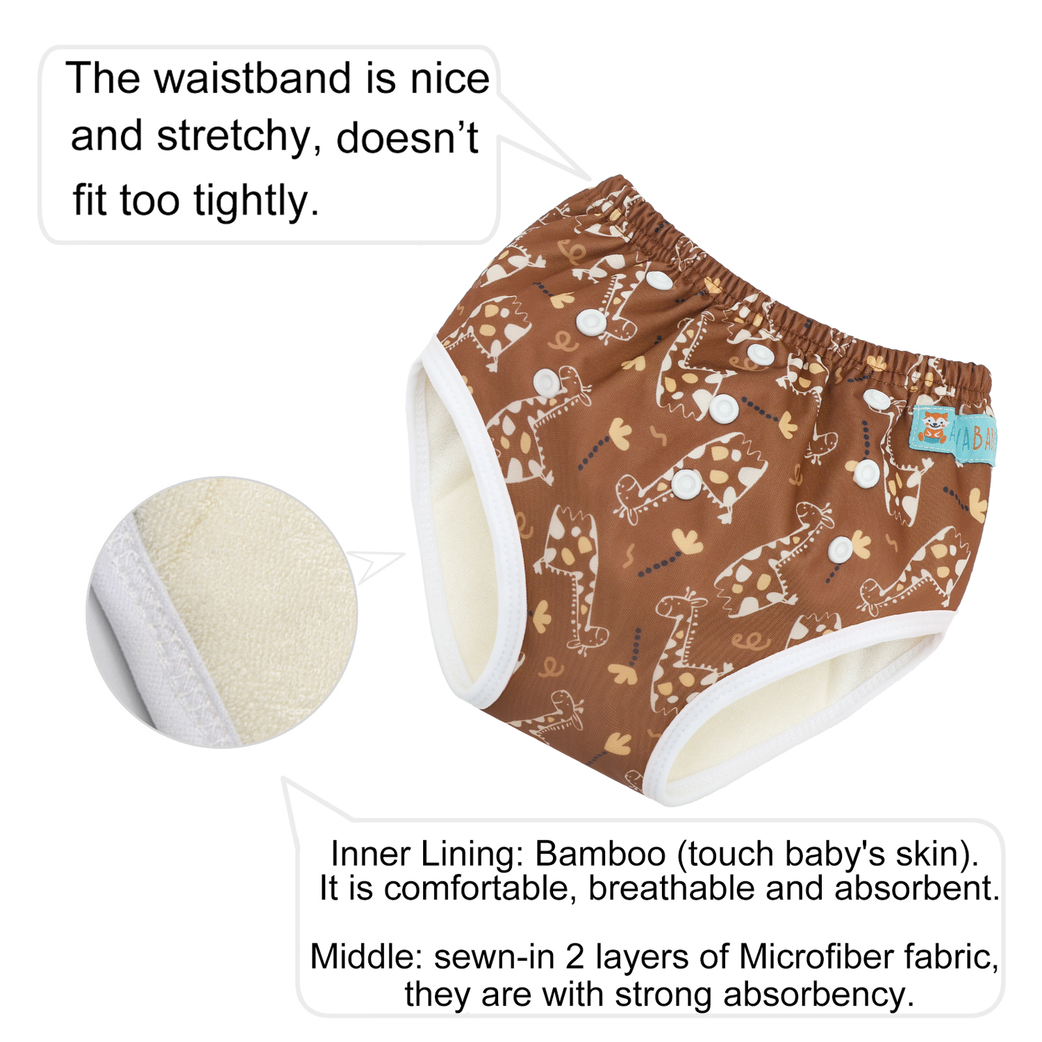 ALVABABY Printed Toddler Training Pant Training Underwear for Potty Training (X-EW22A)