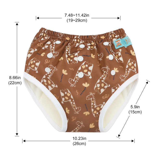 ALVABABY Printed Toddler Training Pant Training Underwear for Potty Training (X-EW22A)