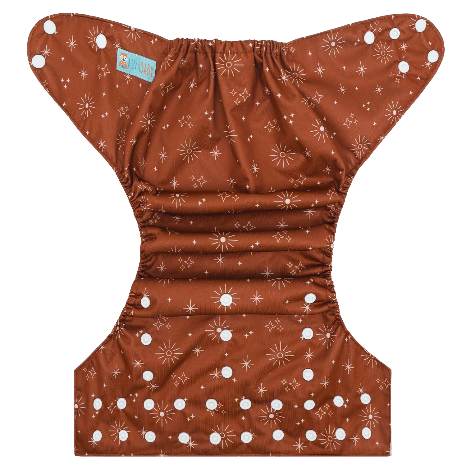 ALVABABY Big Size Cloth Diaper | Adjustable & Leakproof (Sun, Z-EW11A)