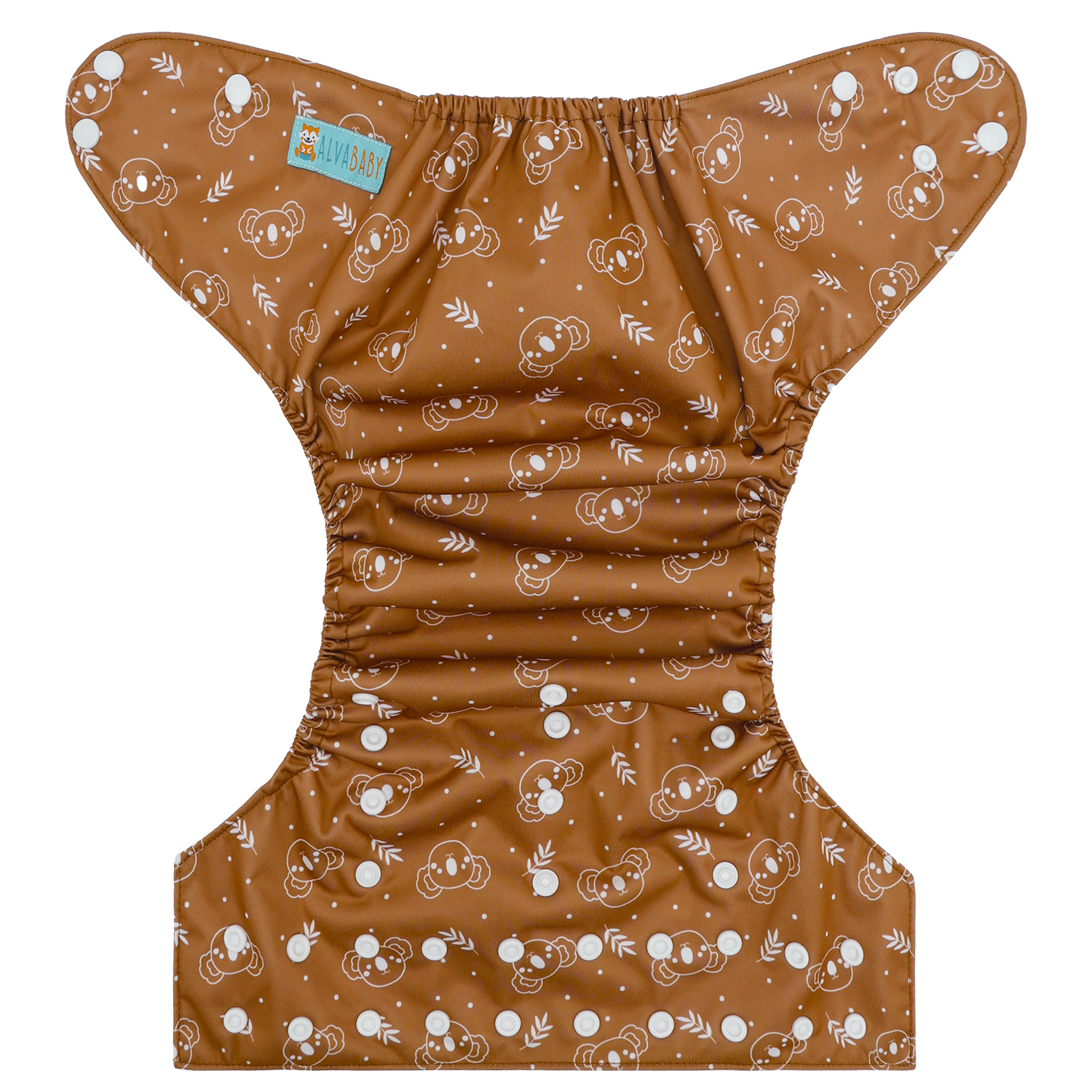 ALVABABY Big Size Cloth Diaper | Adjustable & Leakproof (Koala, Z-EW17A)