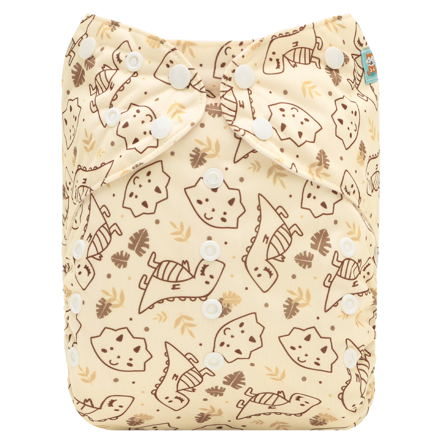 ALVABABY Big Size Cloth Diaper | Adjustable & Leakproof (Dinosaur, Z-EW20A)