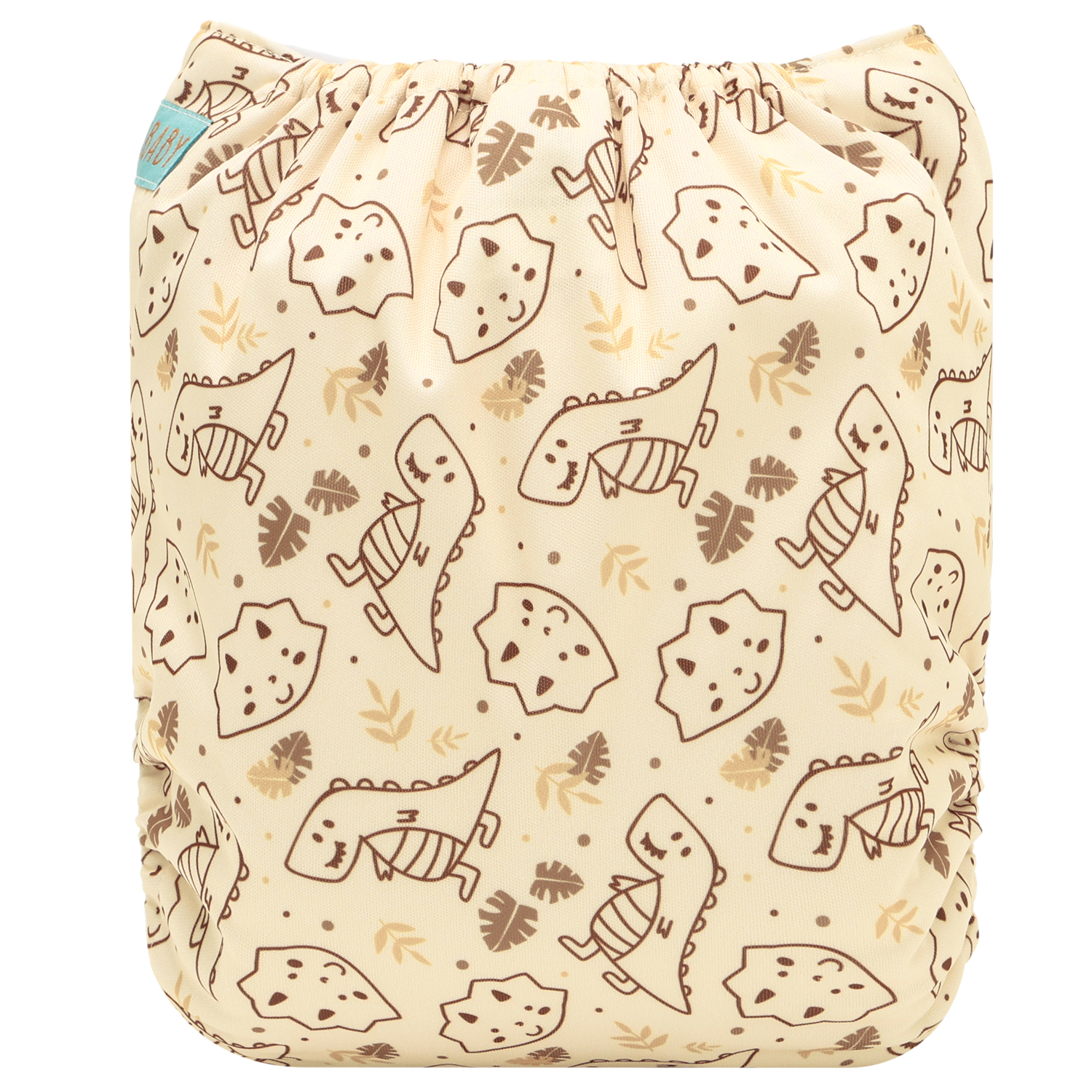 ALVABABY Big Size Cloth Diaper | Adjustable & Leakproof (Dinosaur, Z-EW20A)