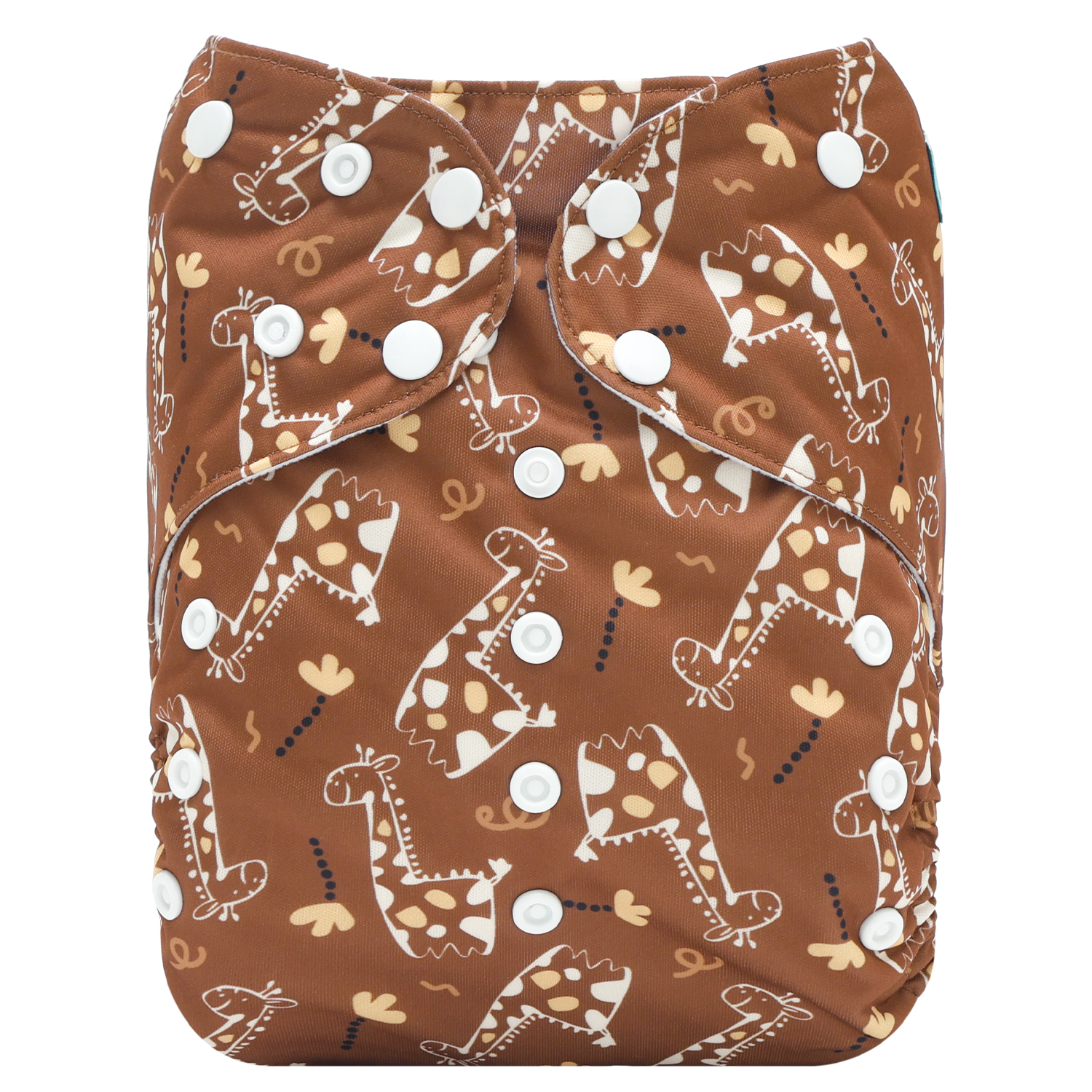 ALVABABY Big Size Cloth Diaper | Adjustable & Leakproof (Giraffe, Z-EW22A)