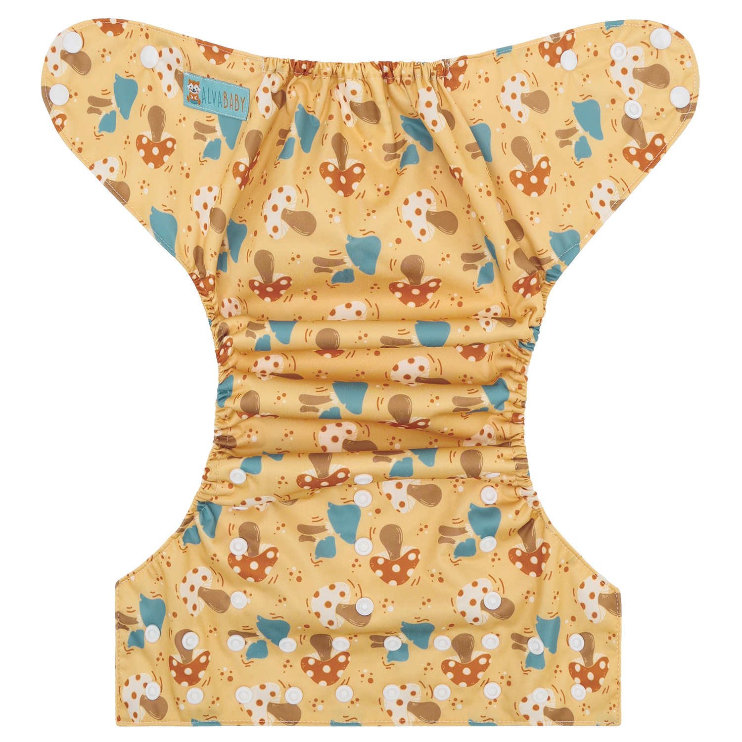ALVABABY Big Size Cloth Diaper | Adjustable & Leakproof (Mushroom, Z-EW26A)