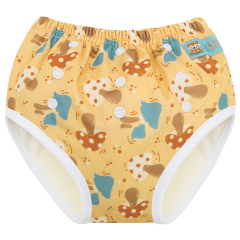 (Various Patterns) Bamboo Training Pant – Adjustable & Reusable Potty Training Underwear for Toddlers