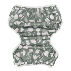 ALVABABY Reusable Swim Diaper - Adjustable Large Size Swimwear for Infants & Toddlers (Halobios, ZSW-EW54A)