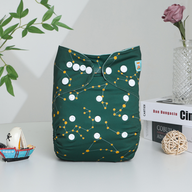 ALVABABY Waterproof Diaper Cover & Swim Diaper – Adjustable Reusable Diaper Shell