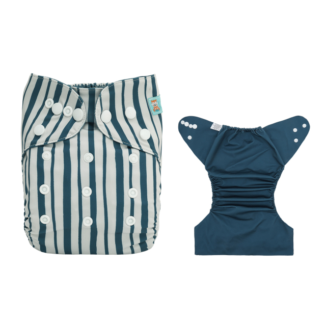 ALVABABY Waterproof Diaper Cover & Swim Diaper – Adjustable Reusable Diaper Shell