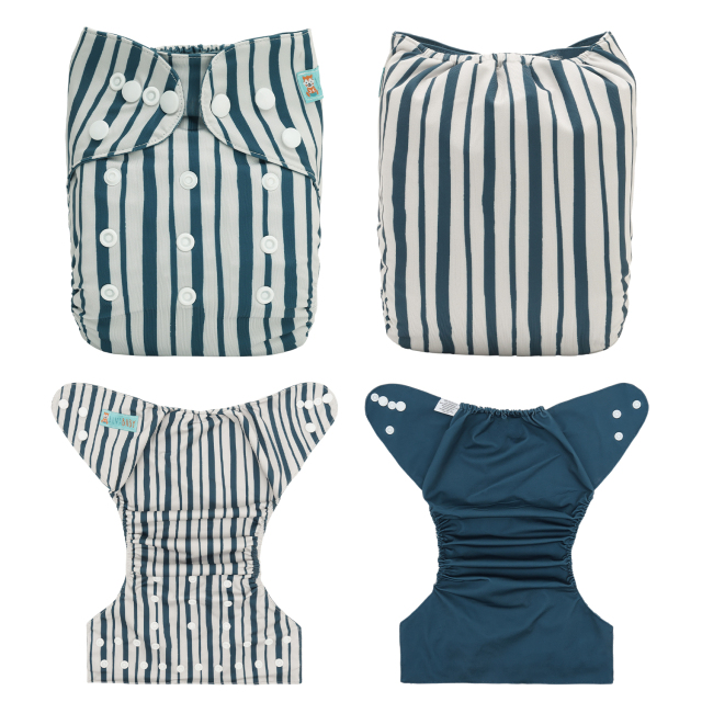 ALVABABY Waterproof Diaper Cover & Swim Diaper – Adjustable Reusable Diaper Shell