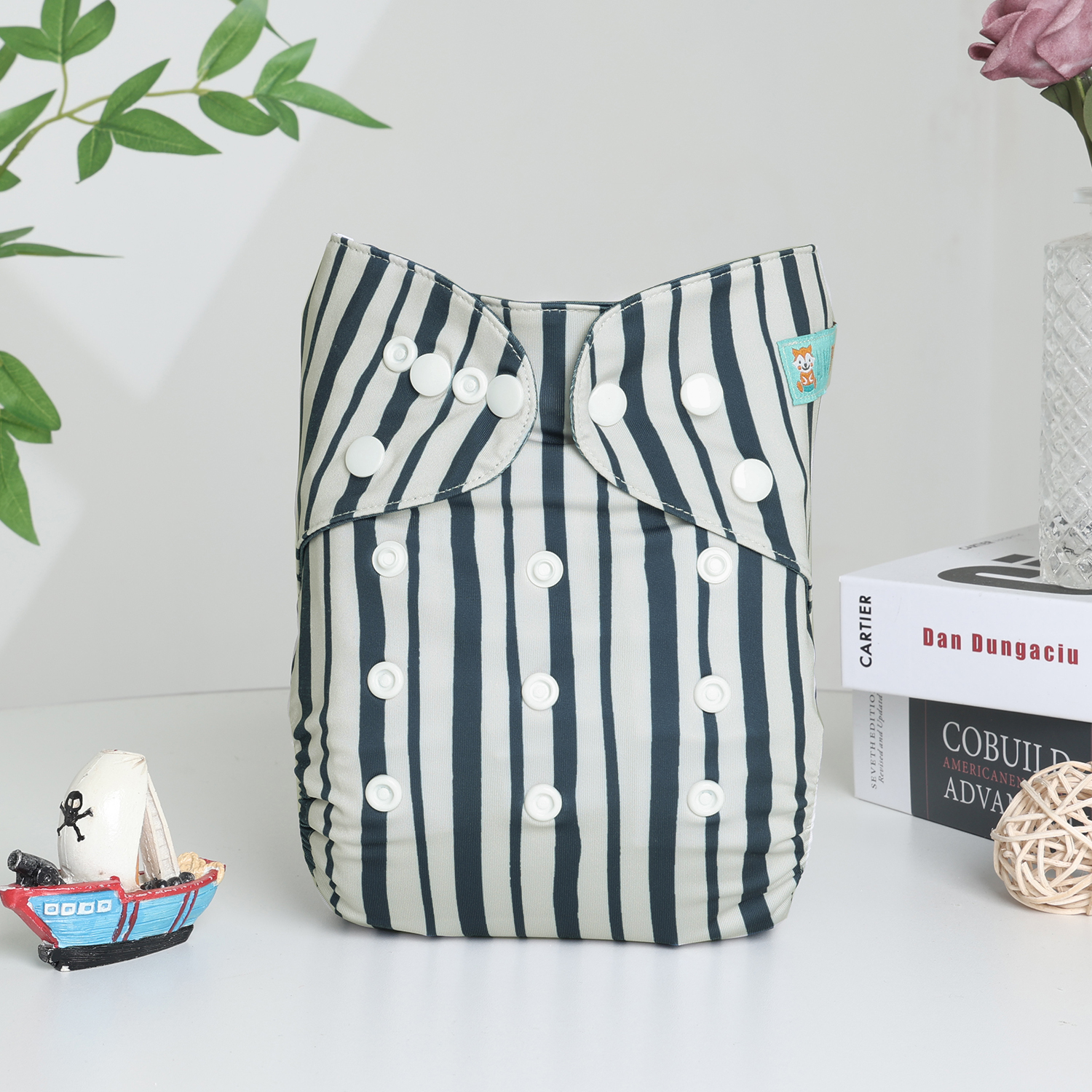 ALVABABY Waterproof Diaper Cover & Swim Diaper – Adjustable Reusable Diaper Shell (CDC-EW38A-WZ)