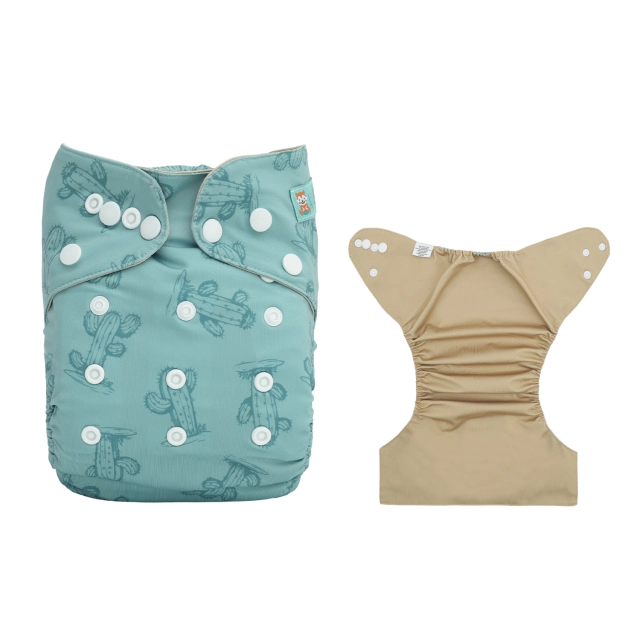 ALVABABY Waterproof Diaper Cover & Swim Diaper – Adjustable Reusable Diaper Shell