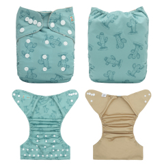 ALVABABY Waterproof Diaper Cover & Swim Diaper – Adjustable Reusable Diaper Shell