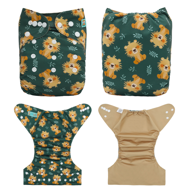 ALVABABY Waterproof Diaper Cover & Swim Diaper – Adjustable Reusable Diaper Shell